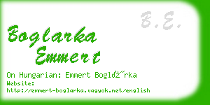 boglarka emmert business card